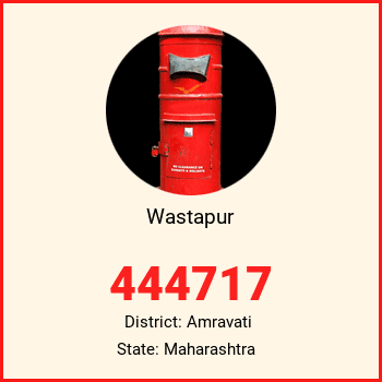 Wastapur pin code, district Amravati in Maharashtra