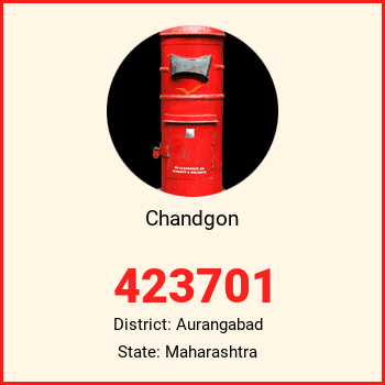 Chandgon pin code, district Aurangabad in Maharashtra