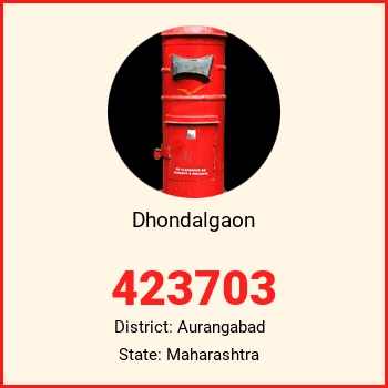 Dhondalgaon pin code, district Aurangabad in Maharashtra