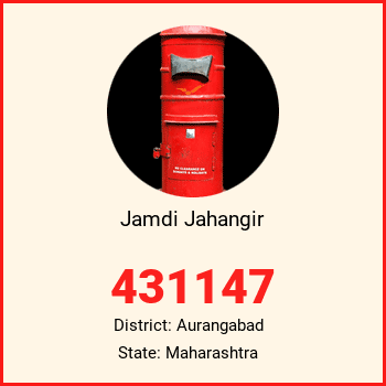 Jamdi Jahangir pin code, district Aurangabad in Maharashtra