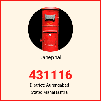 Janephal pin code, district Aurangabad in Maharashtra