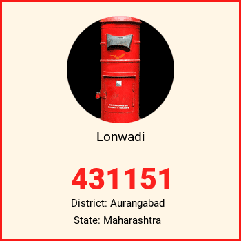 Lonwadi pin code, district Aurangabad in Maharashtra
