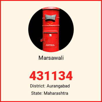 Marsawali pin code, district Aurangabad in Maharashtra