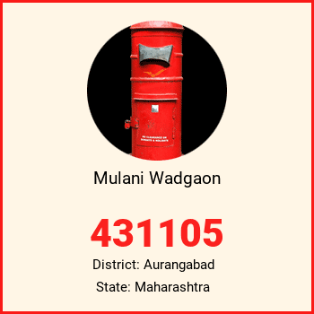 Mulani Wadgaon pin code, district Aurangabad in Maharashtra