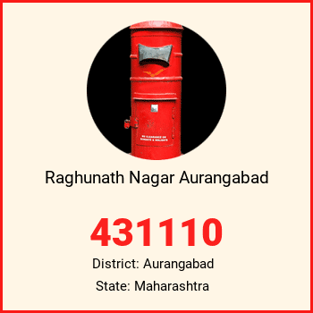 Raghunath Nagar Aurangabad pin code, district Aurangabad in Maharashtra