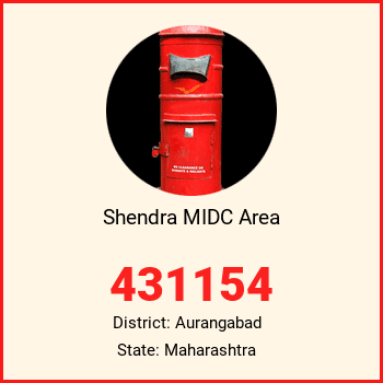 Shendra MIDC Area pin code, district Aurangabad in Maharashtra