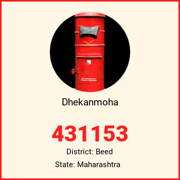 Dhekanmoha pin code, district Beed in Maharashtra