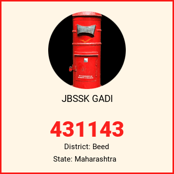 JBSSK GADI pin code, district Beed in Maharashtra
