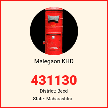 Malegaon KHD pin code, district Beed in Maharashtra