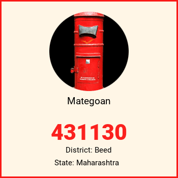 Mategoan pin code, district Beed in Maharashtra