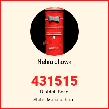 Nehru chowk pin code, district Beed in Maharashtra