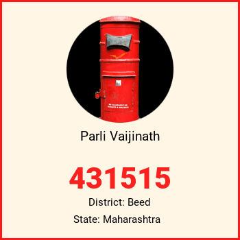 Parli Vaijinath pin code, district Beed in Maharashtra