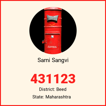 Sarni Sangvi pin code, district Beed in Maharashtra