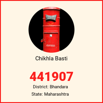 Chikhla Basti pin code, district Bhandara in Maharashtra