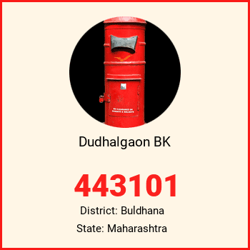 Dudhalgaon BK pin code, district Buldhana in Maharashtra