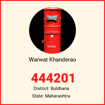 Warwat Khanderao pin code, district Buldhana in Maharashtra