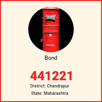 Bond pin code, district Chandrapur in Maharashtra