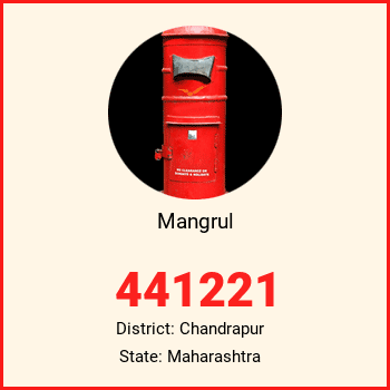 Mangrul pin code, district Chandrapur in Maharashtra