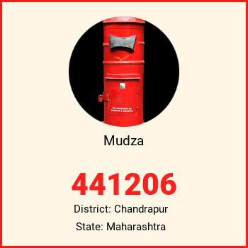Mudza pin code, district Chandrapur in Maharashtra
