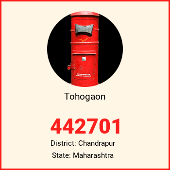 Tohogaon pin code, district Chandrapur in Maharashtra