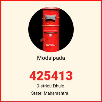Modalpada pin code, district Dhule in Maharashtra