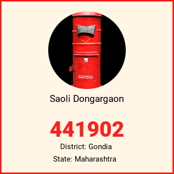 Saoli Dongargaon pin code, district Gondia in Maharashtra