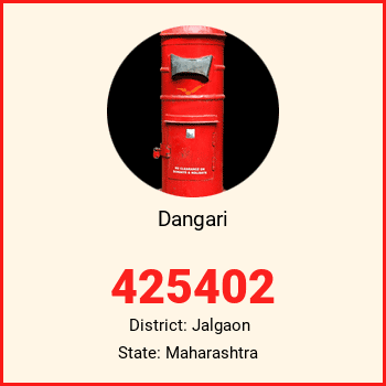 Dangari pin code, district Jalgaon in Maharashtra