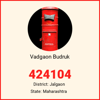 Vadgaon Budruk pin code, district Jalgaon in Maharashtra