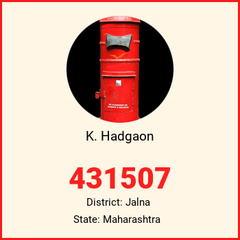 K. Hadgaon pin code, district Jalna in Maharashtra