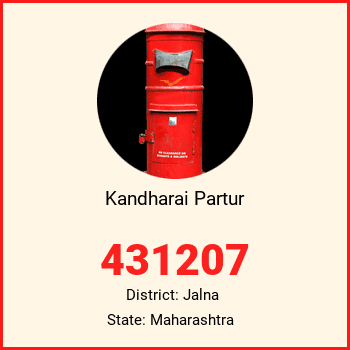 Kandharai Partur pin code, district Jalna in Maharashtra