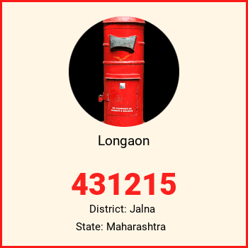 Longaon pin code, district Jalna in Maharashtra
