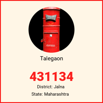 Talegaon pin code, district Jalna in Maharashtra