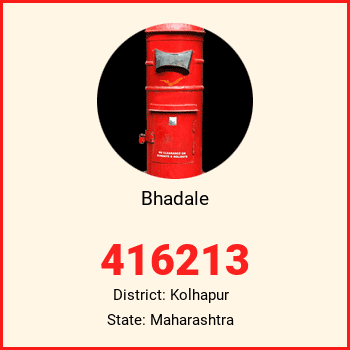 Bhadale pin code, district Kolhapur in Maharashtra