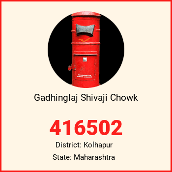 Gadhinglaj Shivaji Chowk pin code, district Kolhapur in Maharashtra