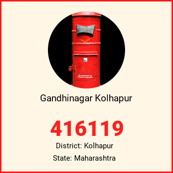 Gandhinagar Kolhapur pin code, district Kolhapur in Maharashtra