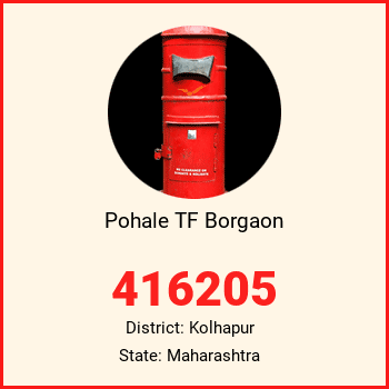 Pohale TF Borgaon pin code, district Kolhapur in Maharashtra