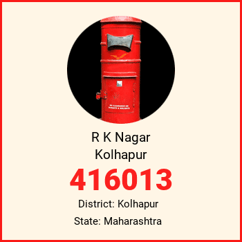 R K Nagar Kolhapur pin code, district Kolhapur in Maharashtra