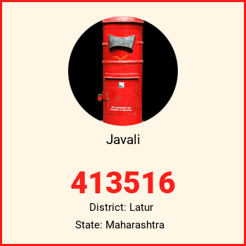 Javali pin code, district Latur in Maharashtra