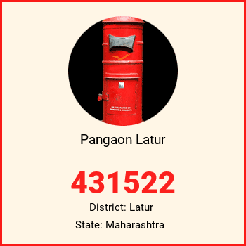Pangaon Latur pin code, district Latur in Maharashtra