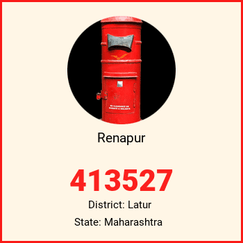 Renapur pin code, district Latur in Maharashtra