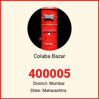 Colaba Bazar pin code, district Mumbai in Maharashtra