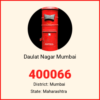 Daulat Nagar Mumbai pin code, district Mumbai in Maharashtra