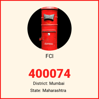 FCI pin code, district Mumbai in Maharashtra