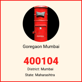 Goregaon Mumbai pin code, district Mumbai in Maharashtra