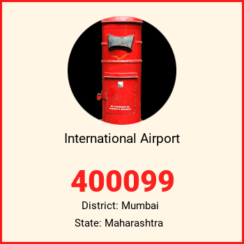International Airport pin code, district Mumbai in Maharashtra