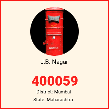 J.B. Nagar pin code, district Mumbai in Maharashtra