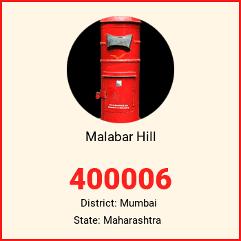 Malabar Hill pin code, district Mumbai in Maharashtra