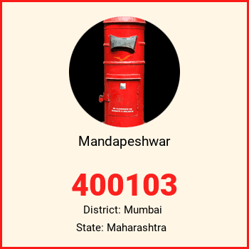 Mandapeshwar pin code, district Mumbai in Maharashtra