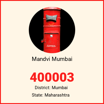 Mandvi Mumbai pin code, district Mumbai in Maharashtra