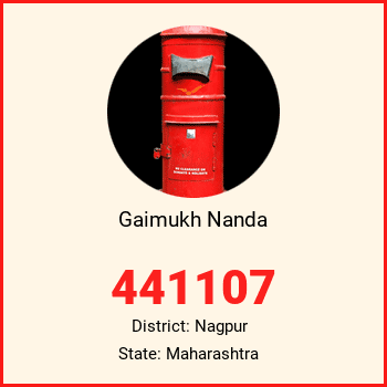 Gaimukh Nanda pin code, district Nagpur in Maharashtra